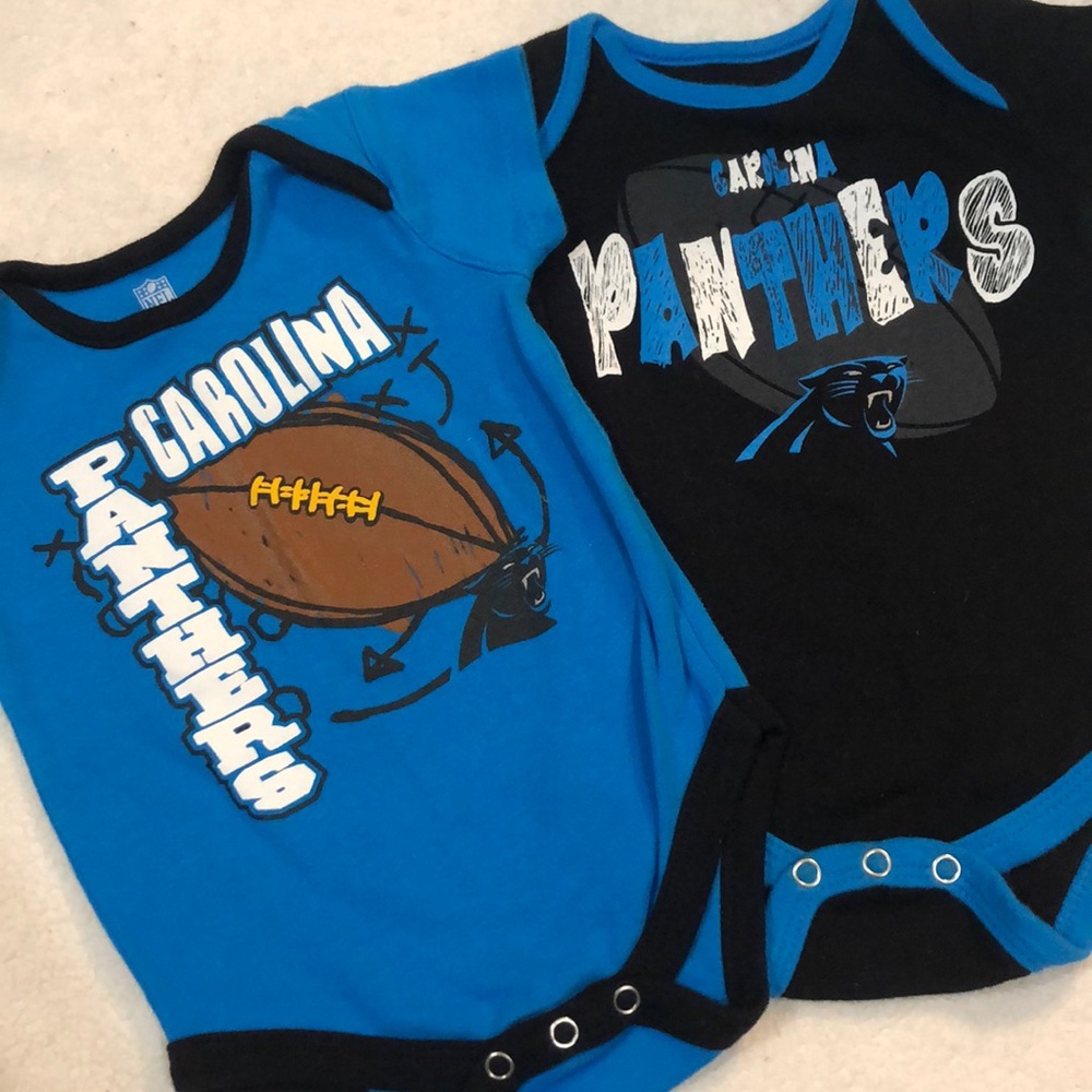 Carolina Panthers infant onesies